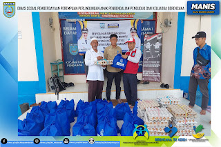 Dinsos P3AP2KB Salurkan Ratusan Paket Sembako Bagi Penyandang