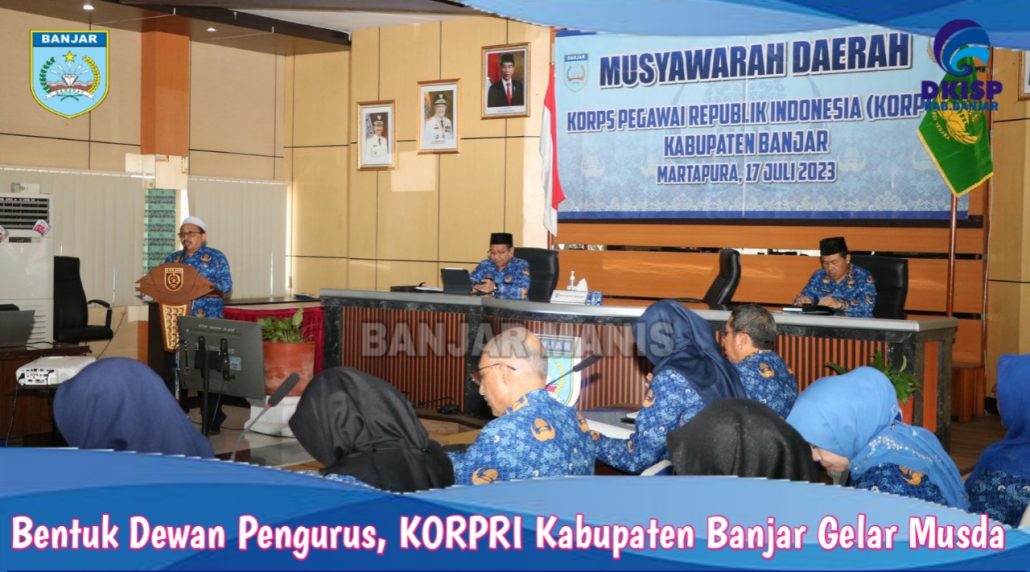 Bentuk Dewan Pengurus KORPRI Kabupaten Banjar Gelar Musda Pemerintah