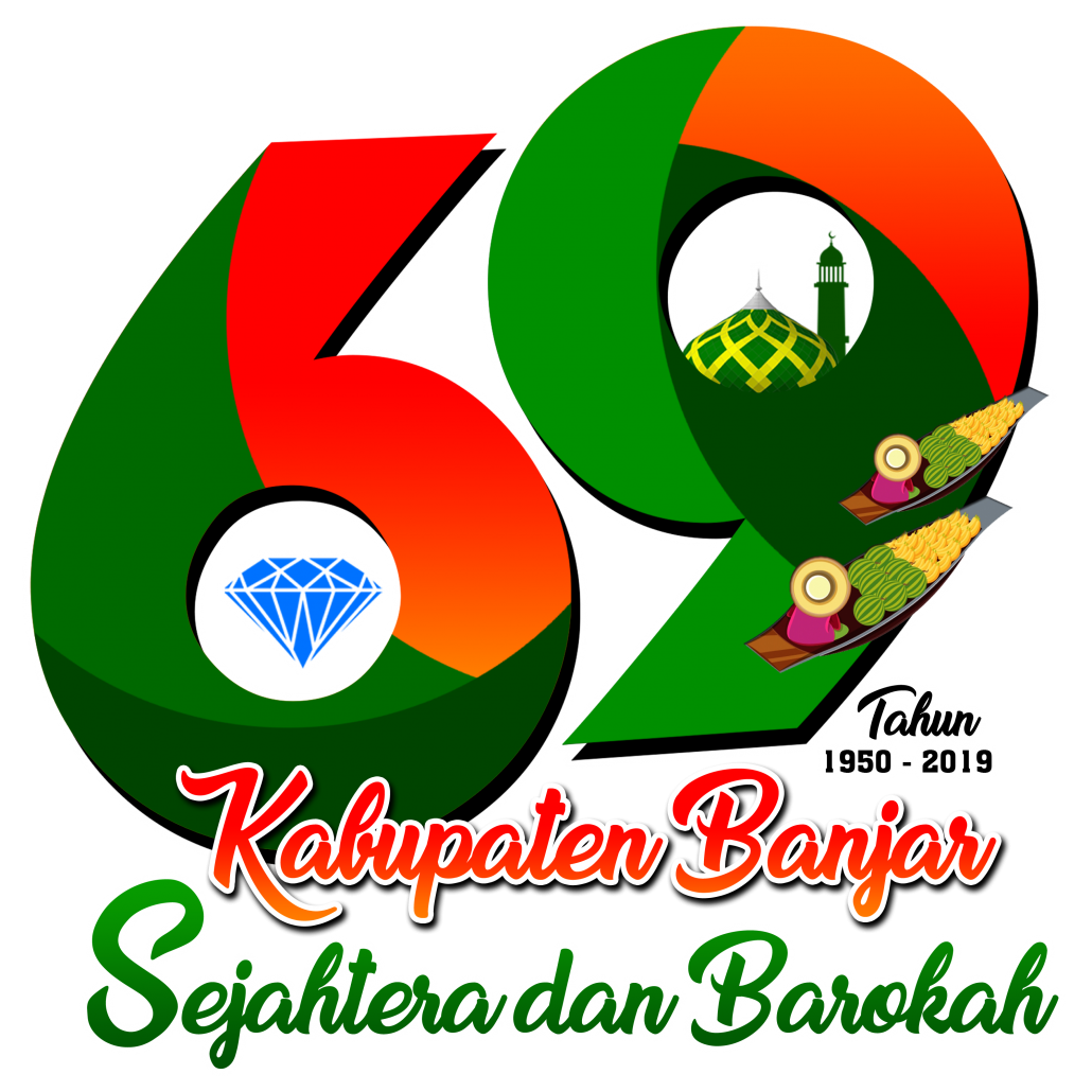 Logo Hari Jadi Kabupaten Banjar Ke 69 Pemerintah Kabupaten Banjar 7852