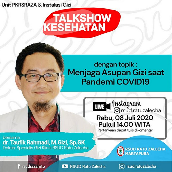 Talkshow Menjaga Asupan Gizi Saat Pandemi COVID19 – Pemerintah ...