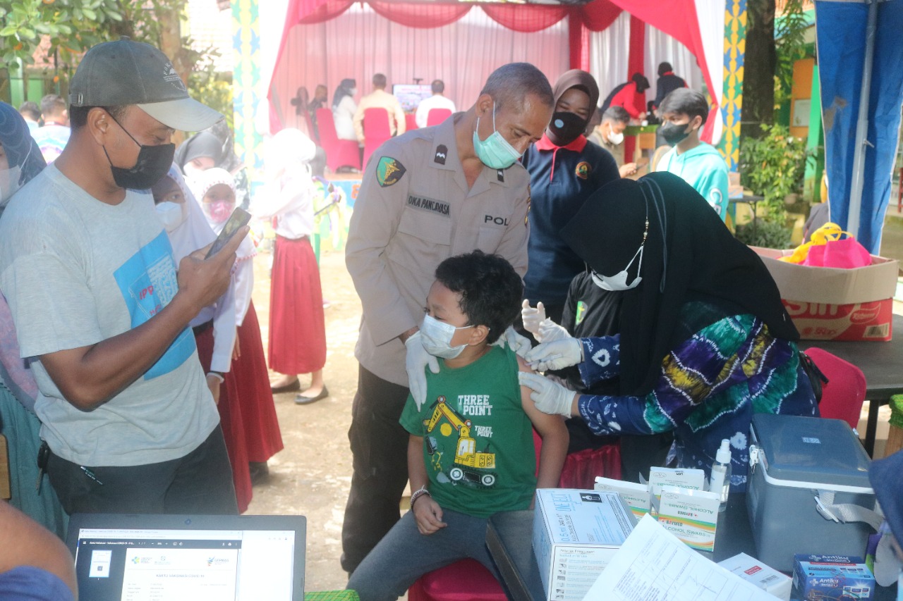 Vaksinasi Anak di Kabupaten Banjar Dimulai