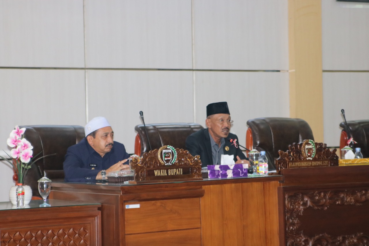 Wabup Banjar Hadiri Rapat Paripurna DPRD Kabupaten Banjar