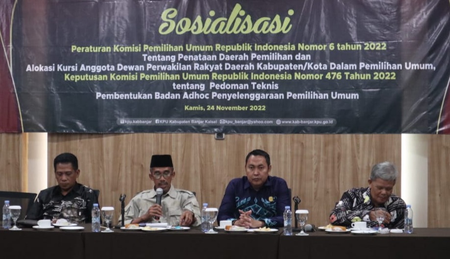Pemilu 2024, KPU Banjar Buka Pendaftaran PPK Secara online