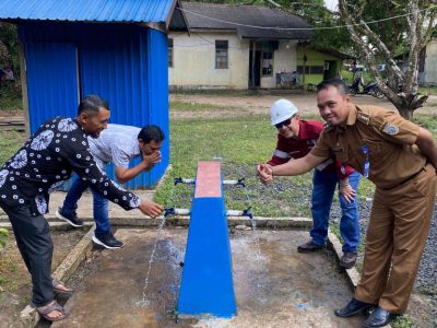 Warga Dusun Perbali Kini Bisa Merasakan Air Bersih Usai Instalasi Diresmikan PT MAS-BBP