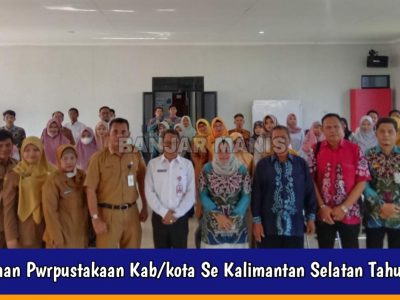 Dispersip Kalsel Bina 50 Perpustakaan di Kabupaten Banjar