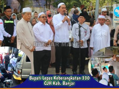Bupati Banjar Meminta Kepada CJH Mendoakan yg Belum Berangkat Haji