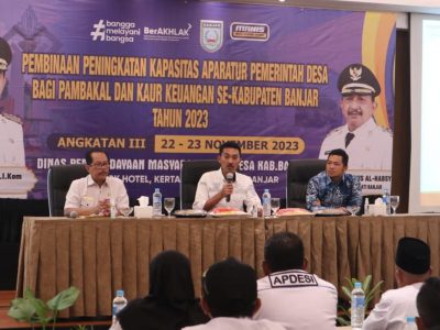 Ratusan Pambakal dan Kaur Keuangan Ikuti Pembinaan Peningkatan Kapasitas