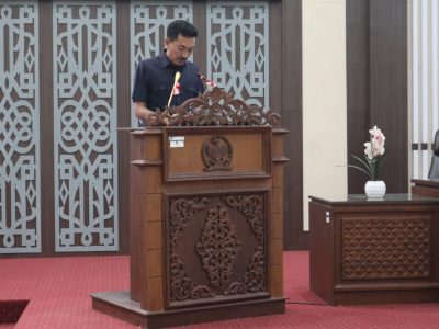 Bupati Banjar Sampaikan Pendapat Akhir Raperda APBD TA 2024