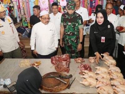 Wabup Banjar Pantau Harga Bapokting di Pasar Tradisional Martapura