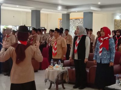 Ketua Kwarcab Banjar Buka Kursus Mahir Pembina Tingkat Dasar