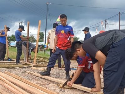 BPBD Banjar Bangun Dermaga Untuk Evakuasi Jemaah Jalur Irigasi