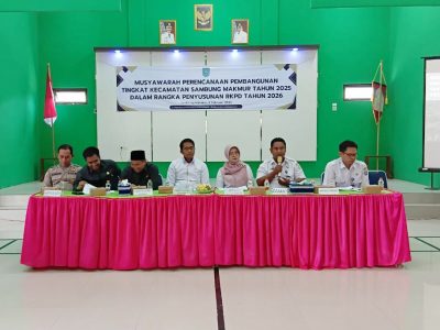 DELAPAN PRIORITAS PEMBANGUNAN BANJAR 2026 DIBAHAS DI MUSRENBANG KECAMATAN  SAMBUNG MAKMUR