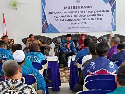 MUSRENBANG ALUH-ALUH, FORUM MUSYAWARAH DEMI PEMBANGUNAN YANG LEBIH BAIK