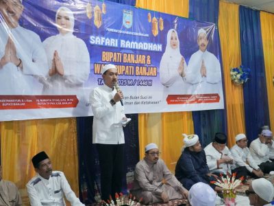 Safari Ramadan ke-9 Bupati dan Wabup Banjar Silaturahmi ke Desa Sungai Tabuk