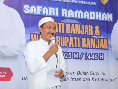 Safari Ramadan di Dusun Liang Tauman, Bupati Banjar Disambut Dengan Qasidah