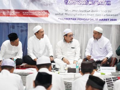 Safari Ramadan ke Desa Alimukim, Saidi Mansyur Pantau Kondisi Jalan Pasca Perbaikan