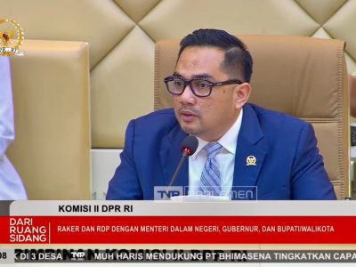 Bupati Banjar Ikuti Raker dan RDP Bersama Komisi II DPR Serta Mendagri