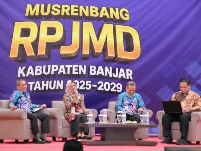 DISKUSI PANEL MUSRENBANG RPJMD KABUPATEN BANJAR SOROTI ISU STRATEGIS DAN ARAH PEMBANGUNAN DAERAH