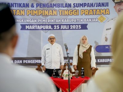 HM Hilman Dilantik Menjadi Staf Ahli Bupati Bidang Pembangunan Ekonomi dan Keuangan