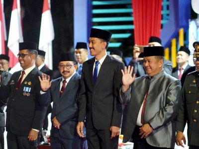 Bupati Banjar Pimpin Malam Taptu dan Pawai Obor Sambut HUT ke-80 RI