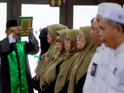 Dewan Hakim dan Panitera MTQ Nasional XLVIII Tingkat Kabupaten Dilantik, Wabup Tekankan Profesionalitas