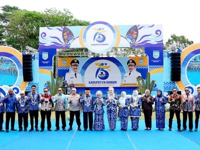 Puncak Hari Jadi Kabupaten Banjar, Gubernur Kalsel Dorong Penguatan Infrastruktur dan Program Nasional