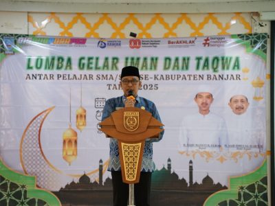 Disbudporapar Banjar Gelar Lomba Imtaq, Libatkan 199 Pelajar SMA/SMK