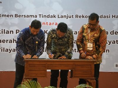 Pemkab Banjar Teken Komitmen Tindak Lanjut Rekomendasi BPK Bersama Pemda se-Kalsel