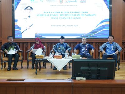Wabup Banjar Hadiri FGD Strategi Fiskal Daerah, Bahas Dana Transfer 2026