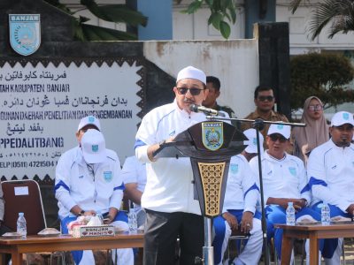 Kontingen Kabupaten Banjar Resmi Dilepas, Wabup Optimis Bisa Tingkatkan Prestasi di Porprov XII