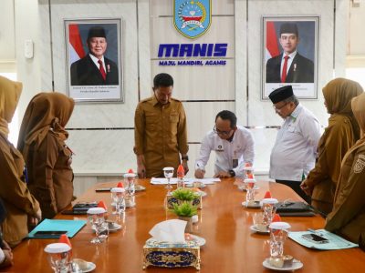 Bupati Banjar Tandatangani Nota Kesepakatan Layanan Terpadu Pencegahan Perkawinan Usia Dini
