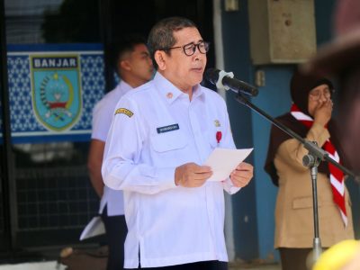 Pj Sekda Banjar Lepas Kontingen Pramuka Ikuti Perkemahan Wirakarya Daerah Kalsel 2025