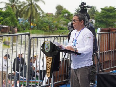 Ratusan Jukung Meriahkan Festival Pasar Terapung Lok Baintan 2025