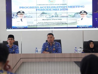 Pemkab Banjar Gelar Evaluasi Progres Pembangunan, Sekda Minta Perangkat Daerah Tingkatkan Monitoring