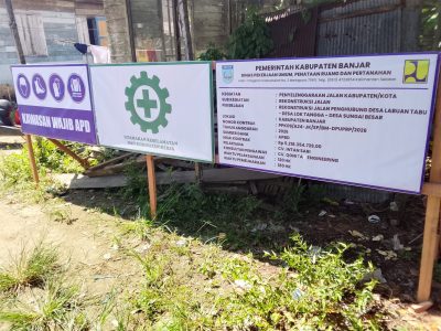 Pemkab Banjar Bangun Jalan Penghubung Tiga Desa, Anggaran Rp5,2 Miliar